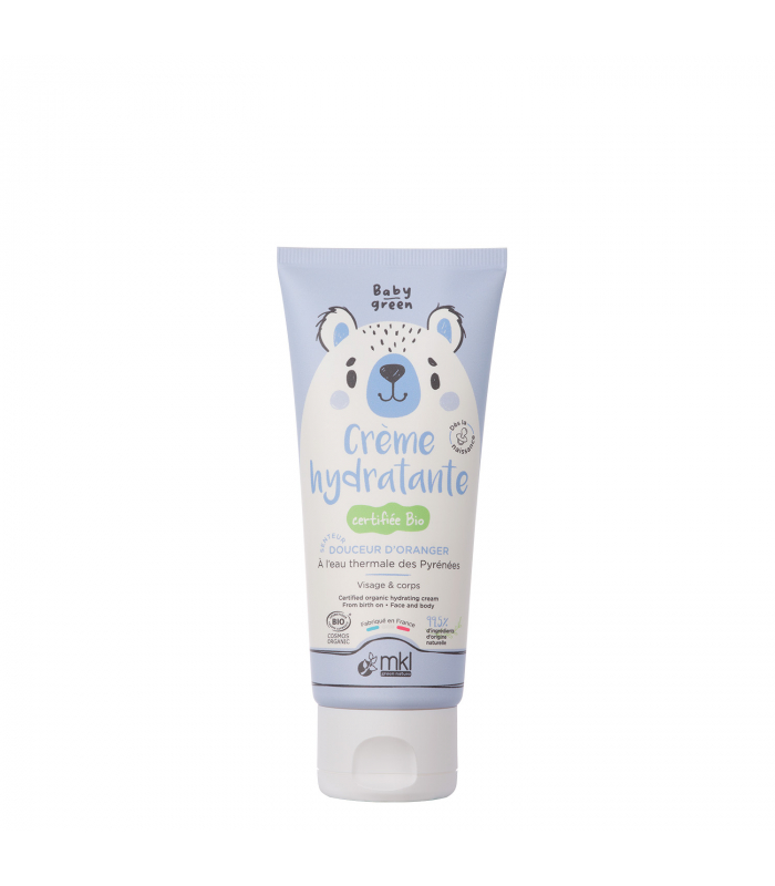 Crème hydratante certifiée BIO pour bébé - BABY GREEN