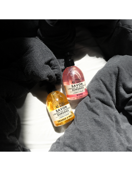 Extra-rich liquid Marseille soap - Rose