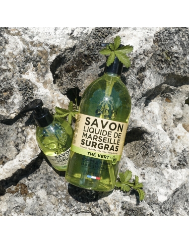 Extra-rich liquid Marseille soap - Green Tea