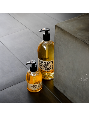 Extra-rich liquid Marseille soap - Orange and Honey