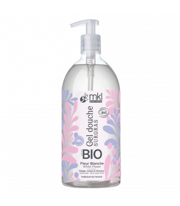 Certified organic shower gel – White flower