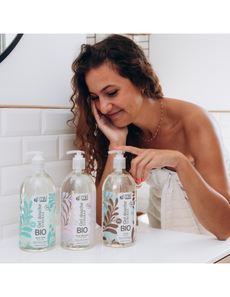 Gel douche certifié BIO 1L - Lait d'ânesse