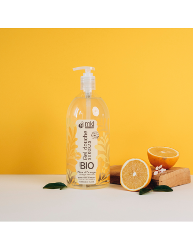 Gel douche certifié BIO 1L - Fleurs d'oranger