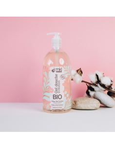Gel douche certifié BIO 1L - Fleur de coton 2