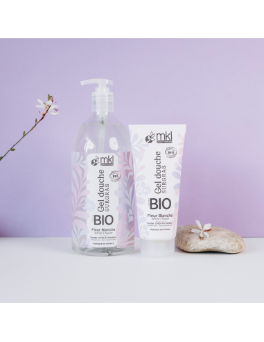 Certified organic shower – White flower