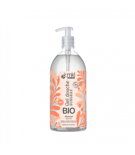 Gel douche certifié BIO 1L - Abricot