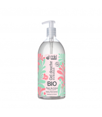 Gel douche certifié BIO 1L - Fleur de coton