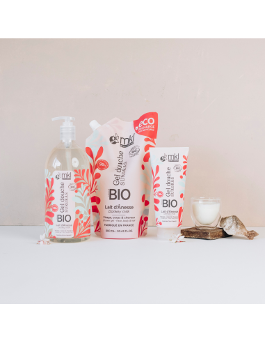 Gel douche certifié BIO 200ml - Lait d'ânesse