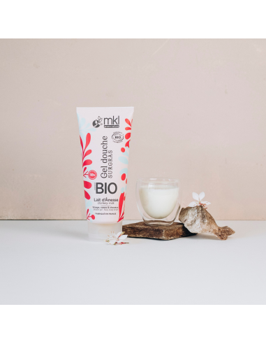 Gel douche certifié BIO 200ml - Lait d'ânesse