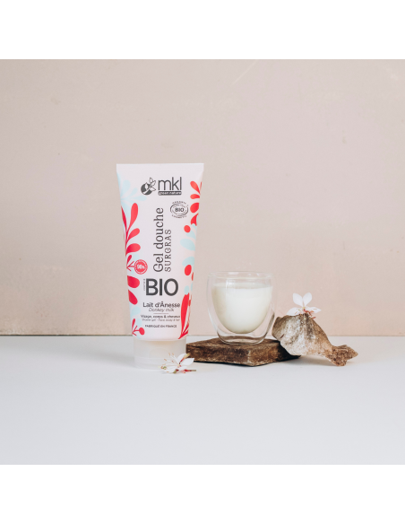 Gel douche certifié BIO 200ml - Lait d'ânesse