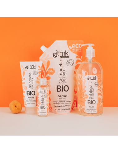 Gel douche certifié BIO 200ml - Abricot