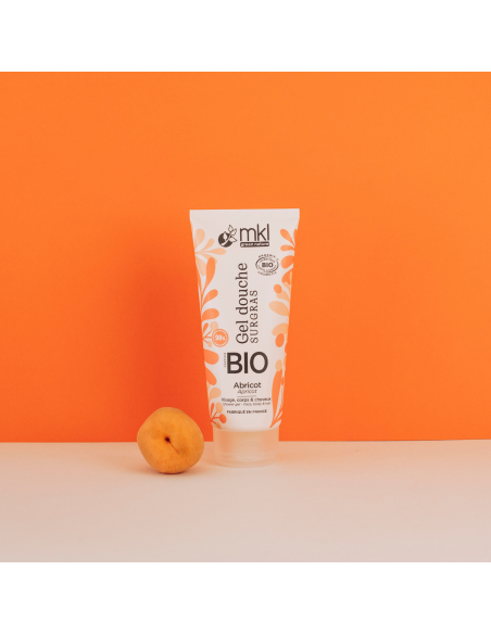 Certified organic shower gel 200 ml – Apricot