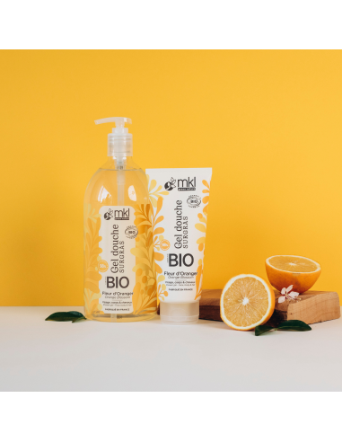 Gel douche certifié BIO 200ml - Fleurs d'oranger