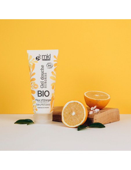 Certified organic shower gel 200 ml – Orange Blossom
