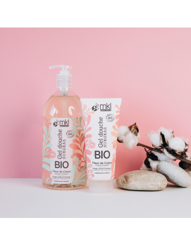 Certified organic shower gel 200 ml – Cotton flower