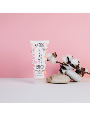 Gel douche certifié BIO 200ml - Fleur de coton
