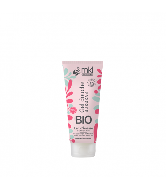 Gel douche certifié BIO 200ml - Lait d'ânesse