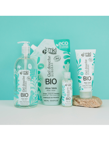 Gel douche certifié BIO 10ml - Aloe vera