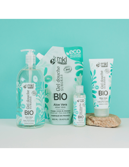 Gel douche certifié BIO 10ml - Aloe vera