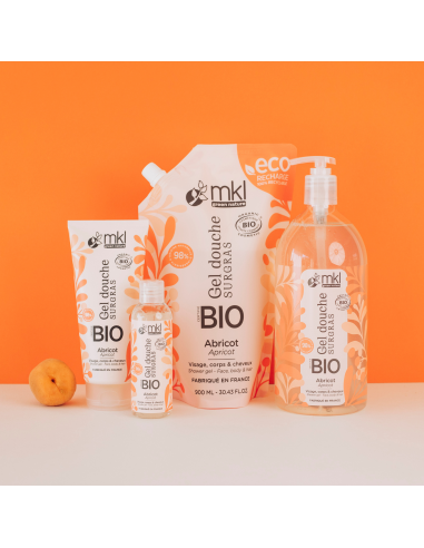 Certified organic shower gel - Apricot