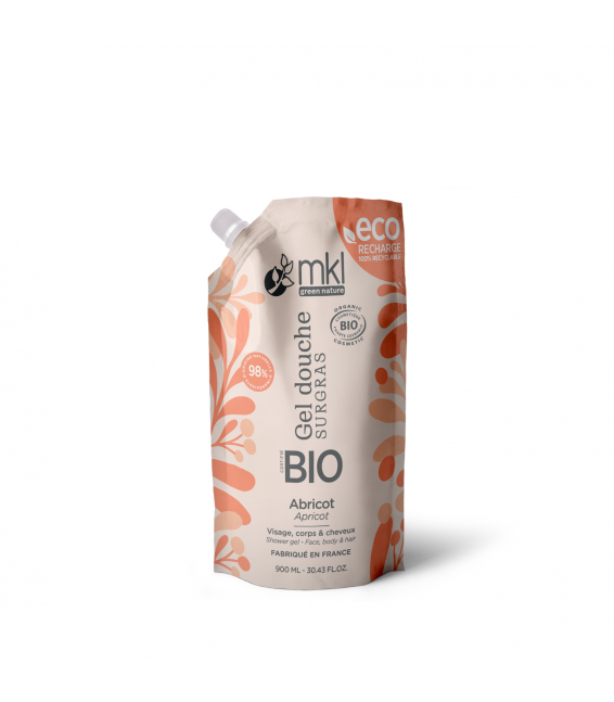 Eco-recharge certifiée bio 900ML - Abricot