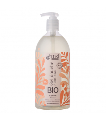 Gel douche certifié BIO 1L - Abricot