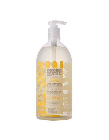Gel douche certifié BIO 1L - Fleurs d'oranger