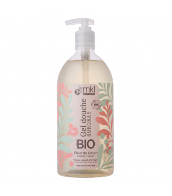 Gel douche certifié BIO 1L - Fleur de coton