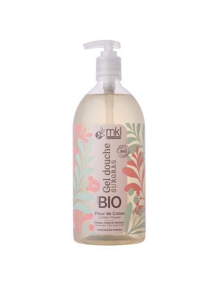 Certified organic shower gel – Cotton flower