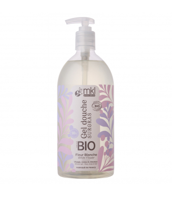 Certified organic shower gel – White flower