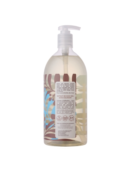 Gel douche certifié BIO 1L - Lait d'ânesse