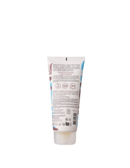 Gel douche certifié BIO 200ml - Coco