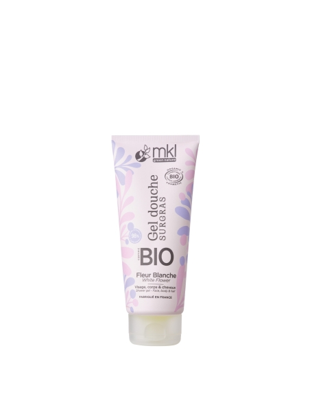 Gel douche certifié BIO 200ml - Fleur blanche