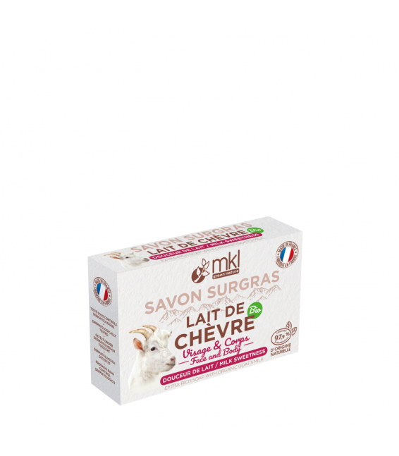 Savon au Lait de chèvre Bio 100 g - Douceur de lait