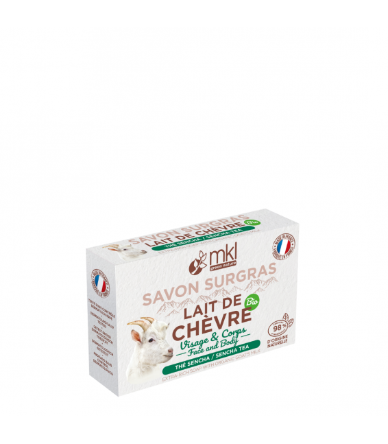 Savon au Lait de chèvre Bio 100 g - Thé sencha