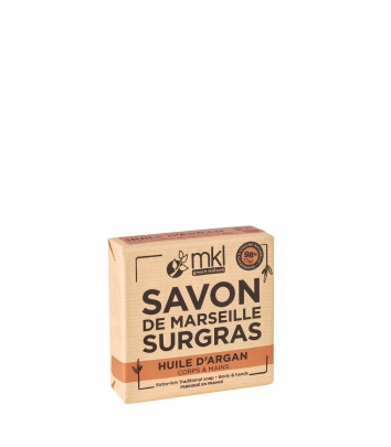 SAVON DE MARSEILLE SOLIDE SURGRAS - HUILE D'ARGAN