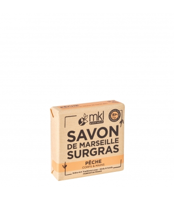 EXTRA-RICH MARSEILLE SOAP BAR - PEACH