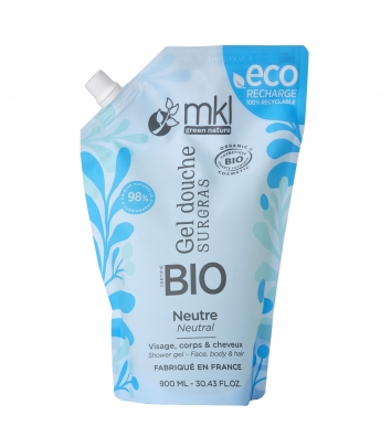 Eco-recharge certifiée bio 900ML - Neutre