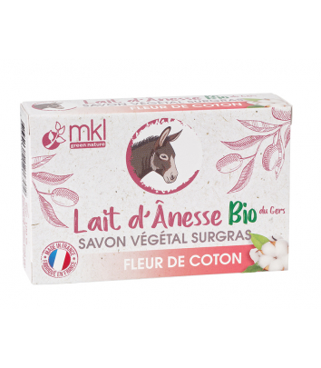 Organic Donkey’s Milk Soap 100g - Cotton Flower