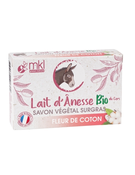 Savon Lait d'ânesse Fleur de Coton 100 g