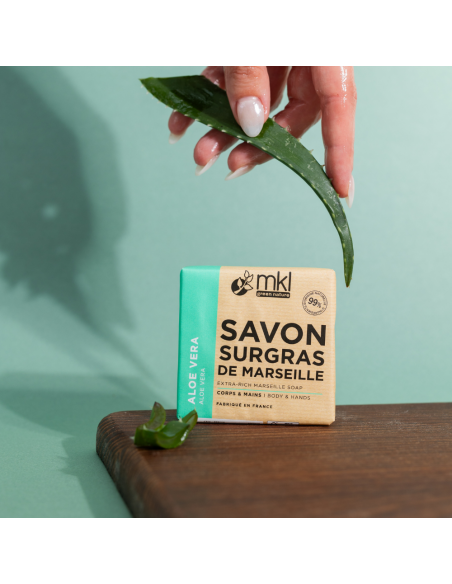 SAVON DE MARSEILLE SOLIDE SURGRAS - ALOE VERA