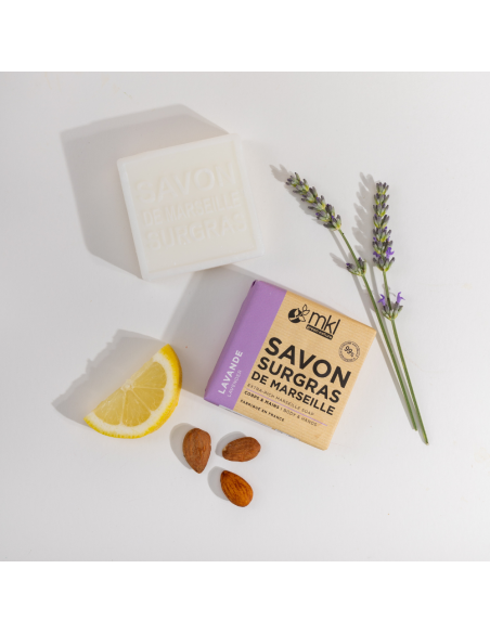 EXTRA-RICH MARSEILLE SOAP BAR - LAVANDA