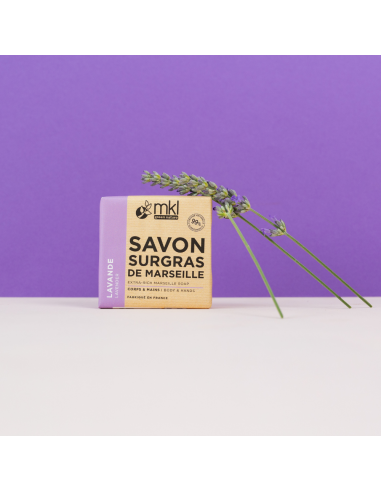 EXTRA-RICH MARSEILLE SOAP BAR - LAVANDA