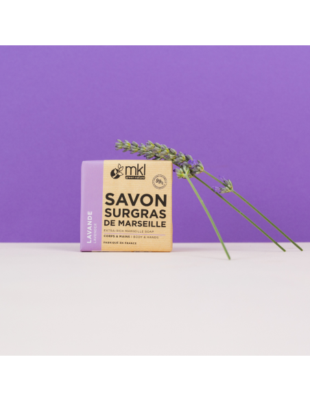 EXTRA-RICH MARSEILLE SOAP BAR - LAVANDA