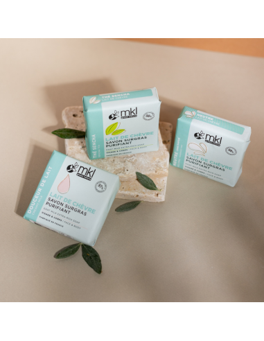 Savon au Lait de chèvre Bio 100 g - Thé sencha