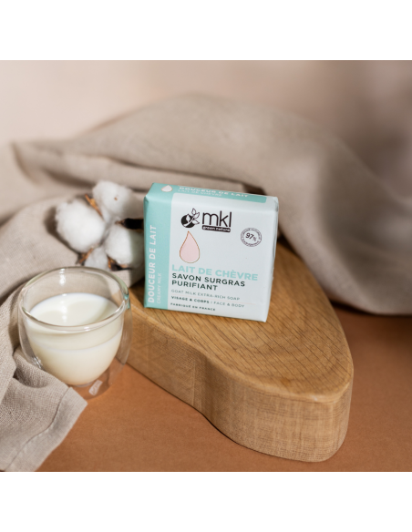 Savon au Lait de chèvre Bio 100 g - Douceur de lait