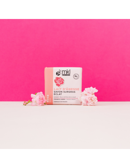 Savon Lait d'ânesse Rose 100 g