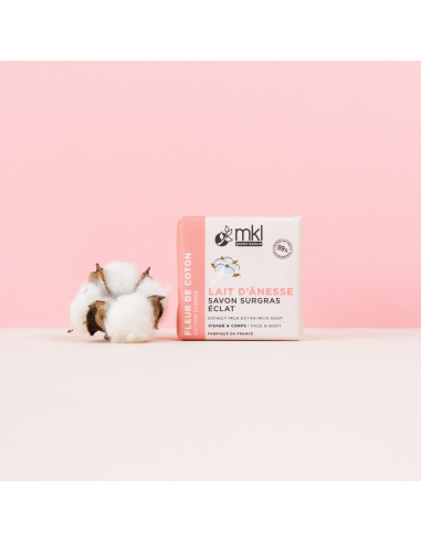 Savon Lait d'ânesse Fleur de Coton 100 g