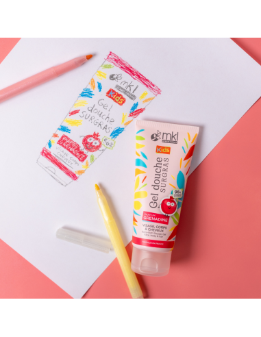 GEL DOUCHE SURGRAS KIDS - GRENADINE