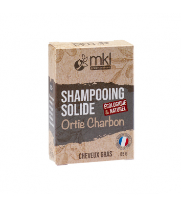 Shampooing solide 65 g - Orties Charbon